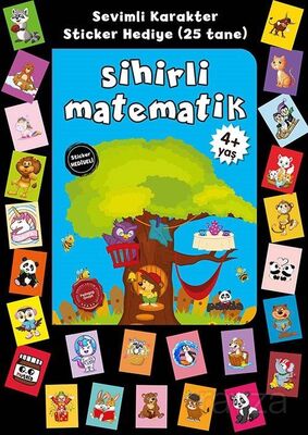 Stickerlı 4+ Yaş Sihirli Matematik - 1