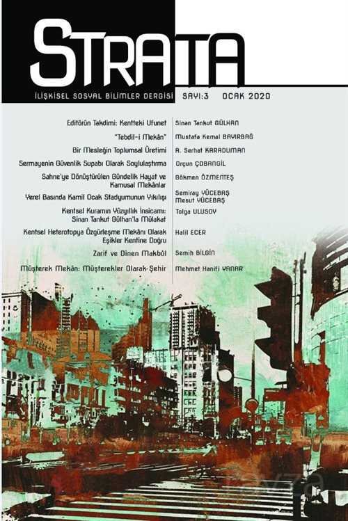 Strata İlişkisel Sosyal Bilimler Dergisi Sayı:3 2020 - 1