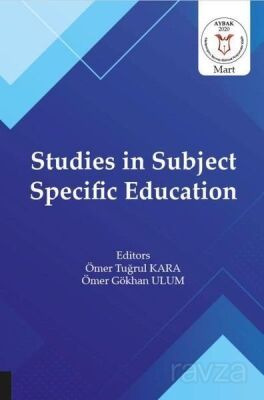 Studies in Subject Specific Education - 1
