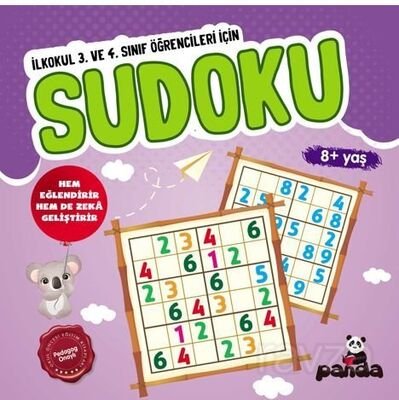 Sudoku 8 Yaş İlkokul 3 ve 4. Sınıflar İçin - 1