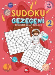 Sudoku Gezegeni 2 / Başlangıç, Kolay, Orta, Zor - Beyaz Balina Yayınları
