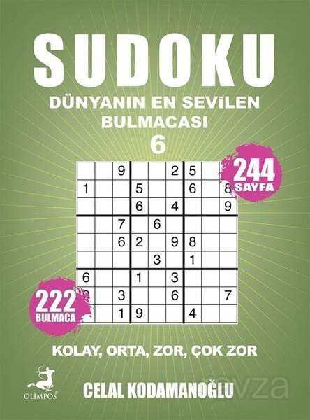 Sudoku Kolay Orta Zor Çok Zor 6 - Olimpos Yayınları