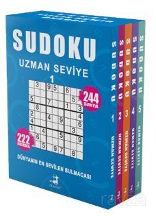 Sudoku Uzman Seviye 5 Kitap Set (1-2-3-4-5) - 1