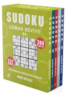 Sudoku Uzman Seviye 5 Kitap Set (11-12-13-14-15) - 1