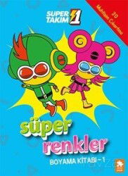 Süper 1 Takım Süper Renkler Boyama Kitabı 1 - Eksik Parça Çocuk