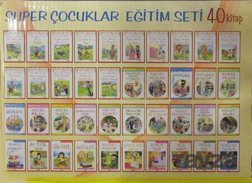 Süper Çocuklar Eğitim Seti (40 Kitap) - 1