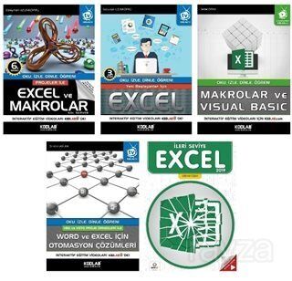 Süper Excel Eğitim Seti ( 5 Kitap Takım) - 1