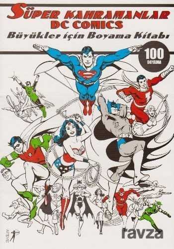 Süper Kahramanlar DC Comics Büyükler İçin Boyama Kitabı - 1