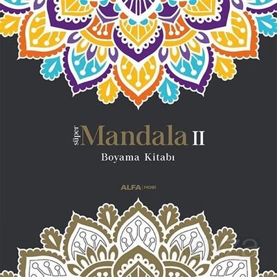 Süper Mandala II Boyama Kitabı - 1