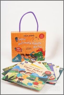 Süper Matematik Robotu Matro 1. Sınıf Etkinlikli Matematik Hikayeleri Eğitim Seti (10 Kitap) - 1
