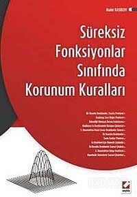 Süreksiz Fonksiyonlar Sınıfında Korunum Kuralları - 1