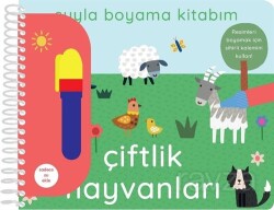 Suyla Boyama Kitabım / Çiftlik Hayvanları - İndigo Çocuk