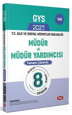 T. C. Aile ve Sosyal Hizmetler Bakanlığı GYS Müdür ve Müdür Yardımcısı Tamamı Çözümlü 8 Deneme Sınav - 1