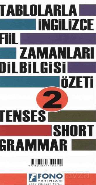 Tablolarla İngilizce Fiil Zamanları Dilbilgisi Özeti (2) - Fono Yayınları