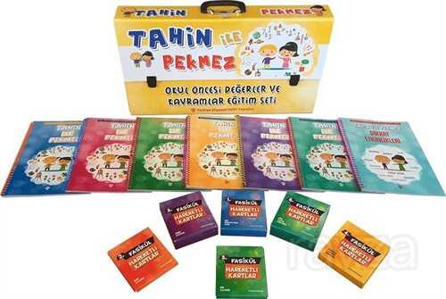 Tahin ile Pekmez Eğitim Seti (7 Kitap-Hareketli Kartlar ve Posterler) - Diyanet Vakfı Yayınları