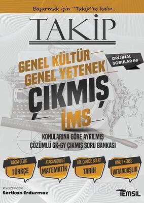 Takip İcra Müdürlüğü Sınavı Konularına Göre Sıralanmış Genel Kültür Genel Yetenek Çözümlü Çıkmış Sor - 1