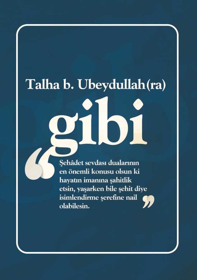 Talha B. Ubeydullah (r.a) Gibi Not Defteirm - 1
