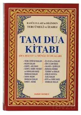 Tam Dua Kitabı (Kod:017) (2.hm) - Huzur Yayınevi