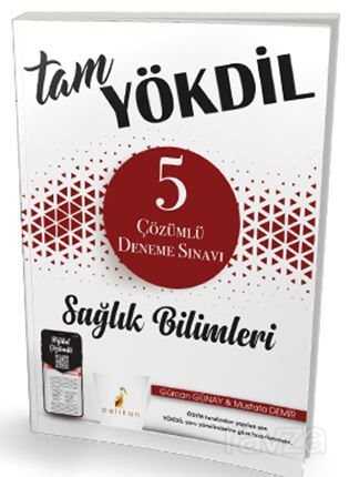 Tam YÖKDİL Sağlık Bilimleri Dijital Çözümlü 5 Deneme Sınavı - Pelikan Tıp Teknik Yayınları
