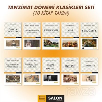 Tanzimat Dönemi Klasikleri Seti (10 Kitap Takım) - 1