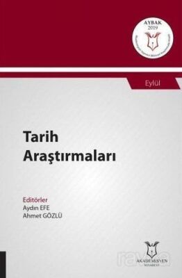 Tarih Araştırmaları (AYBAK 2019 Eylül) - 1