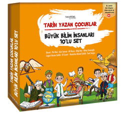 Tarih Yazan Çocuklar Büyük Bilim Insanlari (10’lu Set) (Kargo Dahil) - Hayy Kitap