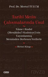 Tarihi Metin Çalışmalarında Usul - Çizgi Kitabevi