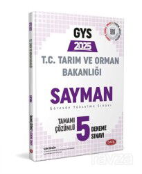 Tarım ve Orman Bakanlığı Sayman GYS Tamamı Çözümlü 5 Deneme Sınavı - Data Yayınları