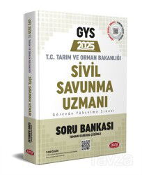 Tarım ve Orman Bakanlığı Sivil Savunma Uzmanı GYS Soru Bankası - Karekod Çözümlü - Data Yayınları