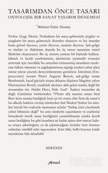 Tasarımdan Önce Tasarı - Armoni Yayıncılık