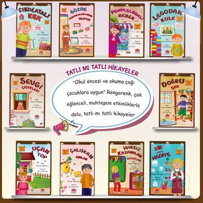 Tatlı Mı Tatlı Hikayeler (Set 10 Kitap) - 1