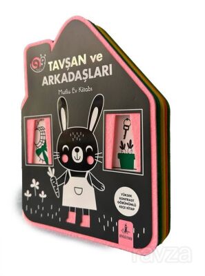 Tavşan ve Arkadaşları Mutlu Ev Kitabı (Keçe Kitap) - 1