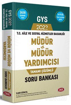 T.C. Aile ve Sosyal Hizmet Bakanlığı GYS Müdür ve Müdür Yardımcısı Tamamı Çözümlü Soru Bankası - 1