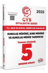 T.C. Aile ve Sosyal Hizmetler Bakanlığı 2025 Gys Müdür Ve Müdür Yardımcısı Diyalektik Serisi Tamamı - Editör Yayınları