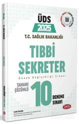 T.C. Sağlık Bakanlığı GYS Tıbbi Sekreter Tamamı Çözümlü 10 Deneme Sınavı - Data Yayınları