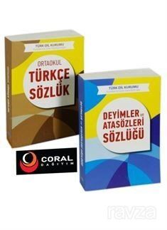 T.D.K. Uyumlu Ortaokul Türkçe Sözlük ve Deyimler, Atasözleri Sözlüğü (2 Kitap Set) - 1
