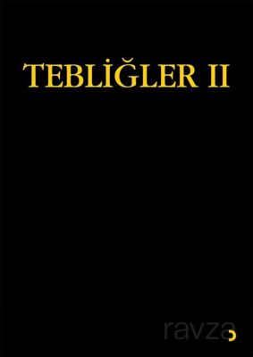 Tebliğler II - 1