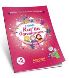 Çocuklar İçin Kuran Öğreniyorum Elifbası İlaveli Yeni (Pembe) (Kod:Ayfa161P) - Ayfa Basın