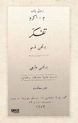 Tefekkür (Osmanlıca) - Gece Kitaplığı