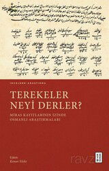 Terekeler Neyi Derler? - Ketebe Yayınevi