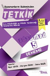 Tetkik İcra Müdürlüğü ve Müdür Yardımcılığı Sınavlarına Hazırlık Çözümlü 5 Deneme - Temsil Kitap