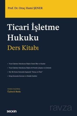 Ticari İşletme Hukuku-Ders Kitabı - 1