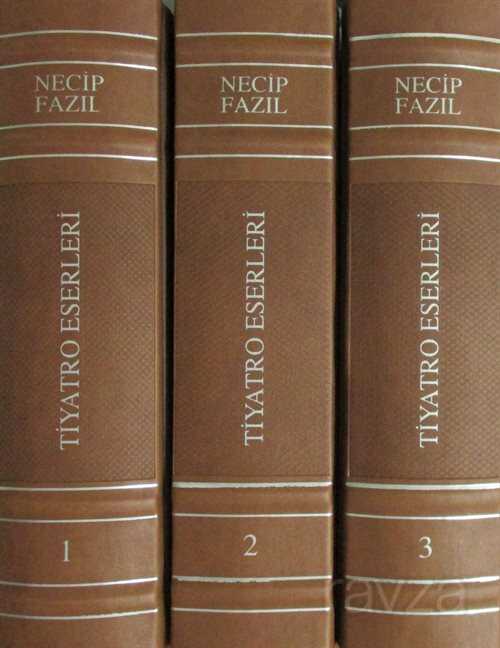 Tiyatro Eserleri (3 Cilt Takım Deri Ciltli) - Büyük Doğu Yayınları