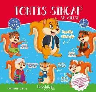 Tontiş Sincap ve Ailesi (6'lı Öykü Seti) - Hayy Kitap - Kampanya