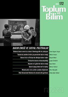 Toplum ve Bilim Sayı:172 - 1