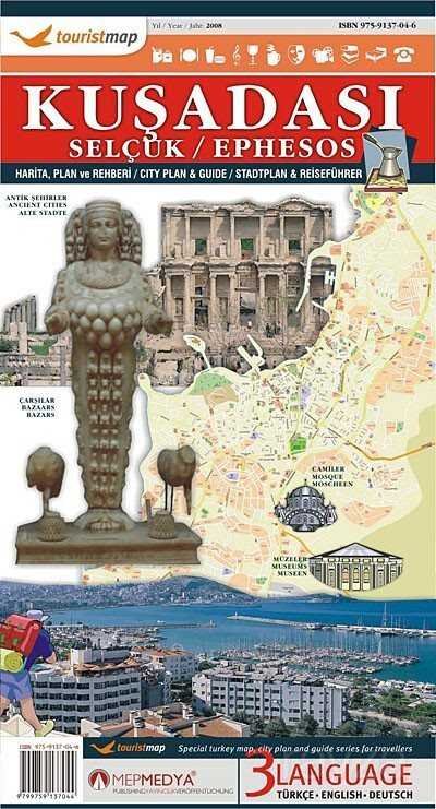 Touristmap Kuşadası / Selçuk / Efes Harita ve Rehberi - 1