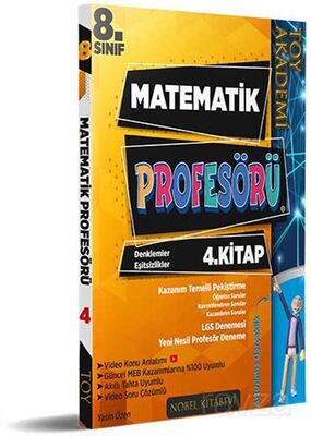 TOY Akademi LGS Matematik Profesörü 4. kitap - 1