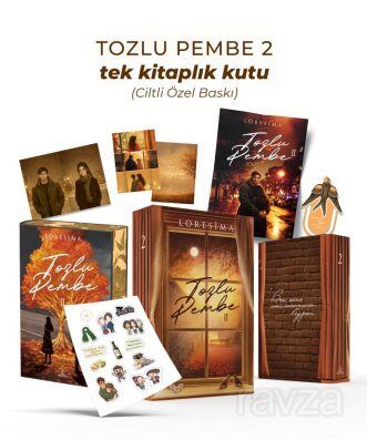Tozlu Pembe 2 (Ciltli Tek Kitaplık Kutu Yan Boyamalı) - 1
