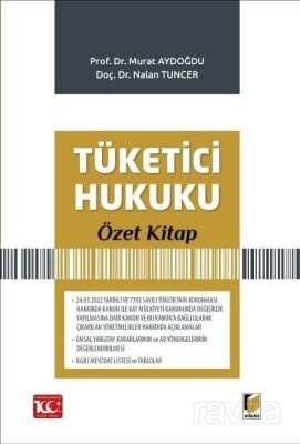 Tüketici Hukuku Özet Kitap - Adalet Yayınevi