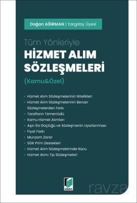 Tüm Yönleriyle Hizmet Alım Sözleşmeleri - 1